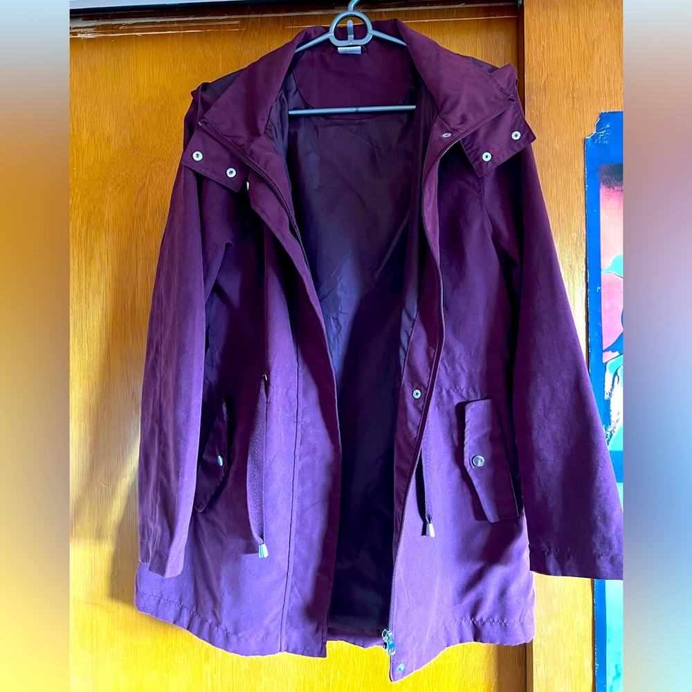 Time and Tru Lightweight Raincoat